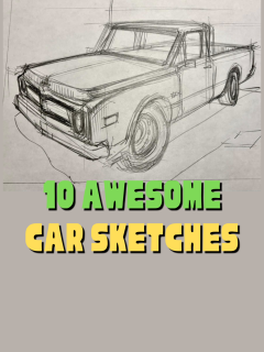 car sketches