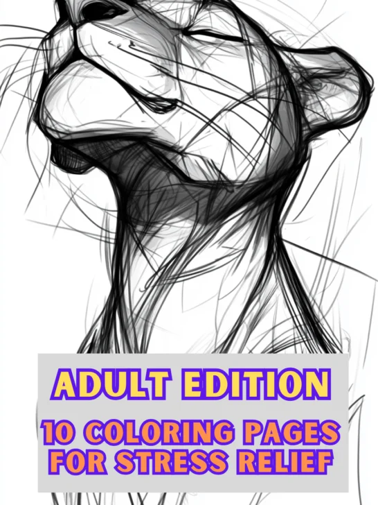 10 Adult Coloring Pages for Stress Relief