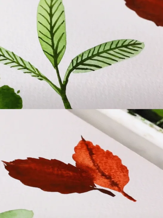 How to Paint Leaves Using Watercolors: 10 Easy Styles for Beginners