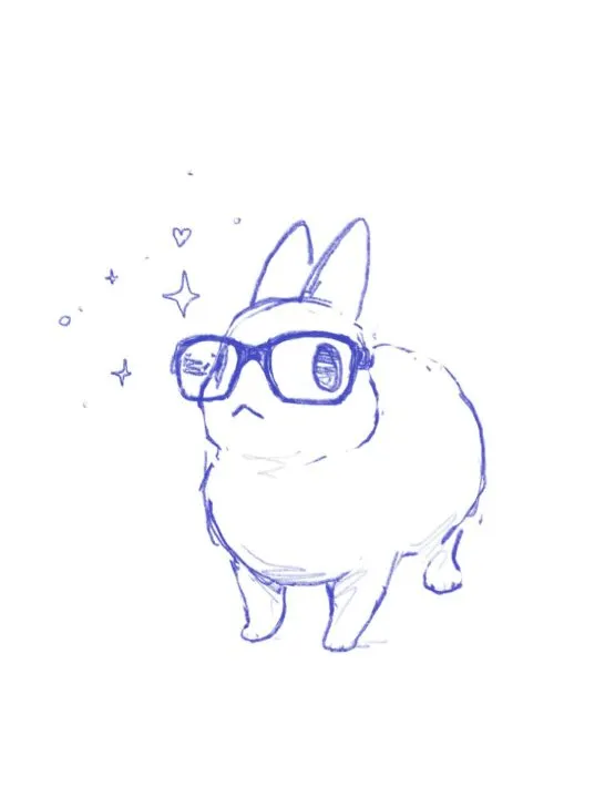 30 Cute & Easy Bunny Drawing Ideas