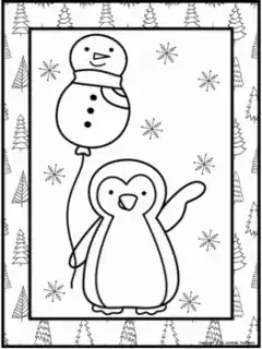 Coloring Pages for Winter