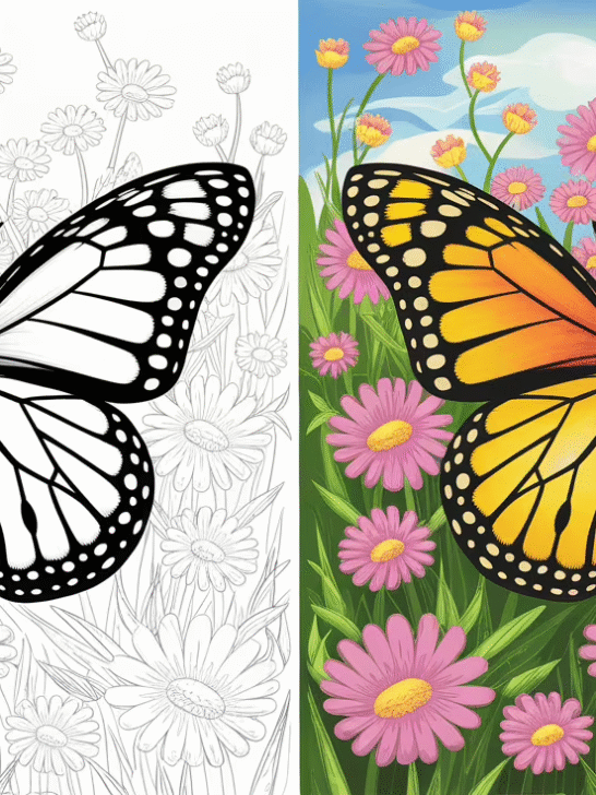 Butterfly Coloring Pages: Stress-Relief for Adults